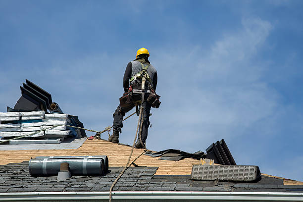 Professional Flat Roof Repair technician working in Gilroy, CA